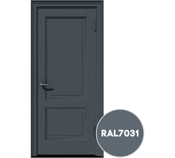 Грунт-эмаль 3 в 1 KOVALI полуглянец Сине-серая RAL 7031 (10кг) kov3.2.6.C.7031.10pg