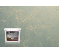 Декоративное покрытие BRAVO DECOR Silver Sand золото эффект песчаных бурь, с перламутром, наноситься кистью в 1 слой, 5 кг 18716
