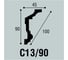 Плинтус потолочный С 13/90 90/45 bello deco КА-00001680 2