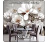Флизелиновые фотообои Verol 3d магнолия встык 2.83 м х 3 м, на стену 174-ФФО-05867