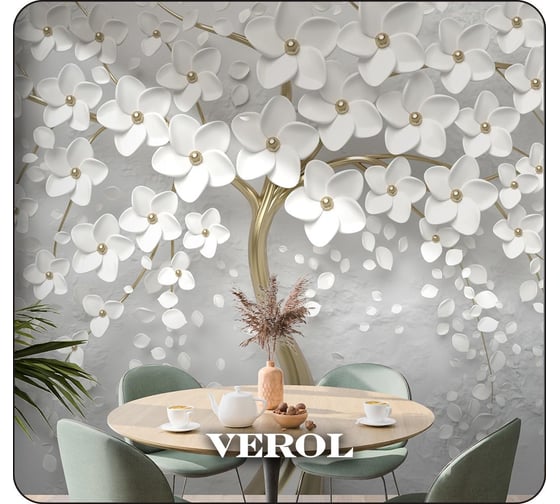 Фотообои на стену Verol флизелиновые, дерево, полосы, по 75 см 163-ФФО-03952