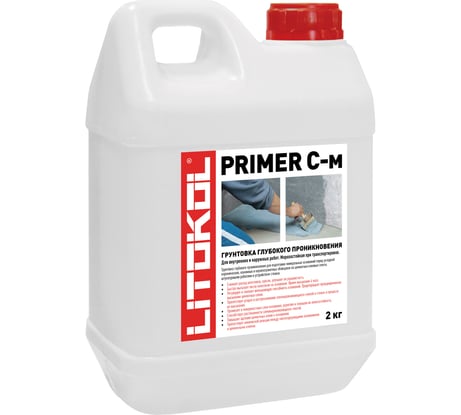 Грунтовка LITOKOL PRIMER C-м глубокого проникновения 2kg can 111990003
