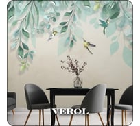 Фотообои Verol флизелиновые, листья, полосы по 75 см 177-ФФО-05675