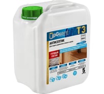 Антисептик для защиты древесины в банях и саунах UPGUARD T3, готовый состав, срок защиты до 15 лет, 5 л. O203-5