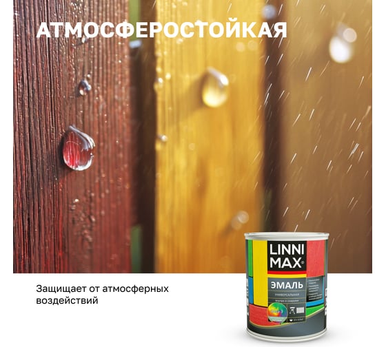 Универсальная эмаль LINNIMAX шелковисто-матовая База 3 0,69 л 948105290