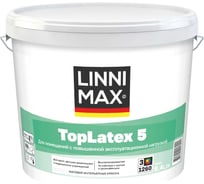 Водно-дисперсионная краска для внутренних работ LINNIMAX Toplatex 5 База 3 9,4 л 948105721