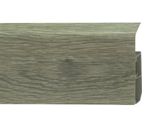 Напольный пластиковый плинтус Royce 80 мм (2200x80x20) Плинтус Royce 315 Дуб Альпака