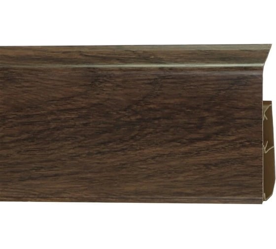 Напольный пластиковый плинтус Royce 80 мм (2200x80x20) Плинтус Royce 312 Дуб Фаворит