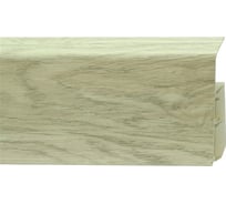 Напольный пластиковый плинтус Royce 80 мм (2200x80x20) Плинтус Royce 326 Дуб Рене