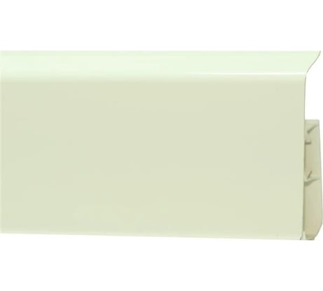 Напольный пластиковый плинтус Royce 80 мм (2200x80x20) Плинтус Royce 320 Айвори