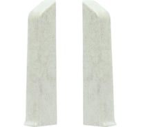 Правая и левая заглушка Royce Заглушка ROYCE 80 мм 341 Кварц белый