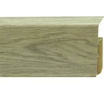Напольный пластиковый плинтус Royce 80 мм (2200x80x20) Плинтус Royce 304 Дуб Буланый