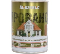 Антисептик для дерева АКВАТЕКС ПРОВАНС лессирующий, полуматовый, орех, 0.75 л 205711