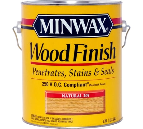 Морилка Minwax WF 209 Натуральный 3.785 л 71000
