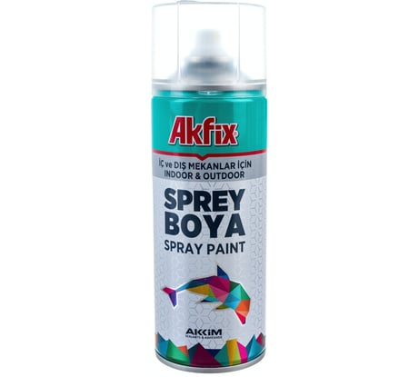 Аэрозольная акриловая краска Akfix RAL 7035 серая, глянцевая, 400 мл SP423109