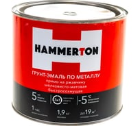 Грунт-эмаль по ржавчине Hummerton 3 в 1 зеленый 1.9 кг 6 205553