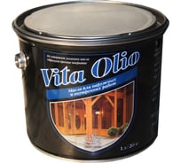 Масло Живая Краска Vita Olio для наружных и внутренних работ шелковисто-матовое беленый дуб 5 л 253415