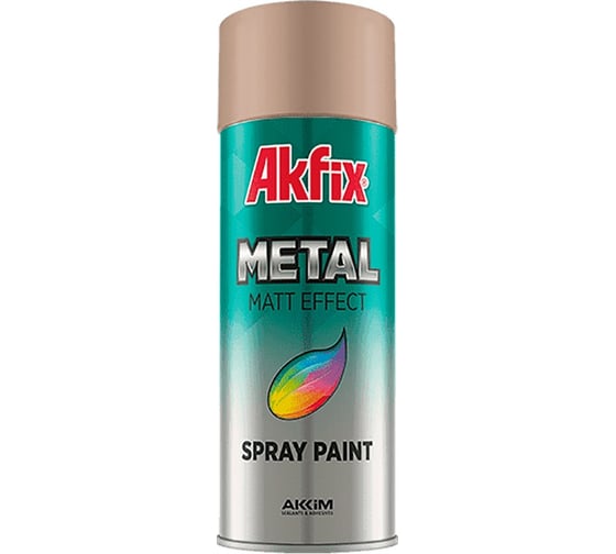 Аэрозольная краска Akfix бронзовая 400 мл 423048