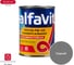 Универсальная алкидная эмаль ALFAVIT Альфа ПФ-115 серая 0.9 кг 6 206168 1