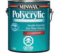Защитное финишное покрытие Minwax Polycrylic Глянцевый 3.785 мл 15555