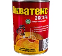 Защитно-декоративное покрытие для древесины Акватекс Экстра (палисандр; полуглянцевое; 0.8 л) 13853
