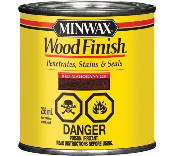 Морилка Minwax WF 225 Красный махагон 237 мл 22250 1