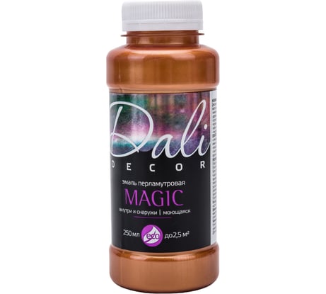 Перламутровая эмаль Dali-Decor Magic бронза 0.25 л 6/12 203406