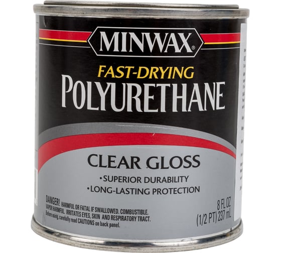 Быстросохнущий полиуретан Minwax Fast-Drying Глянцевый 237 мл 23000 1