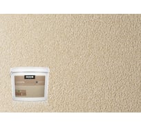 Камешковая фактурная штукатурка BRAVO DECOR "Сахара" создает эффект песчаника, для наружных и внутренних работ, колеруемая, зерно 1.0 мм, 25к г 17811