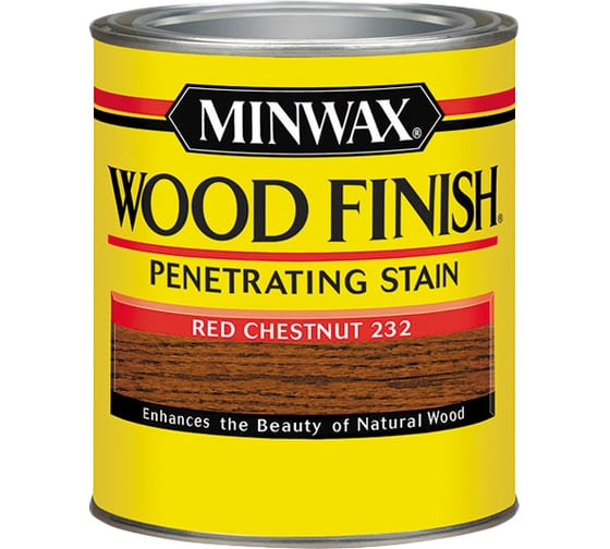 Морилка Minwax WF 232 Красный каштан 946 мл 70046