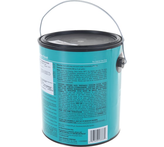 Защитное финишное покрытие Minwax Polycrylic Полуматовый 3.785 мл 13333