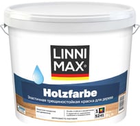 Краска водно-дисперсионная LINNIMAX Holzfarbe для наружных и внутренних работ База 1 9л 948105766