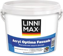 Краска водно-дисперсионная LINNIMAX Acryl Optima Fassade для наружных работ База 3 2,35 л 948105472