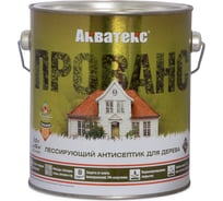 Антисептик для дерева АКВАТЕКС ПРОВАНС лессирующий, полуматовый, белый, 2.5 л 205714