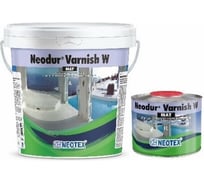 Полиуретановый УФ стойкий прозрачный матовый лак NEOTEX Neodur Varnish W Mat A+В 3 кг 12552700