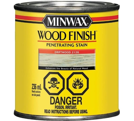Морилка Minwax WF 2126 Дрифтвуд 237 мл 22126 1