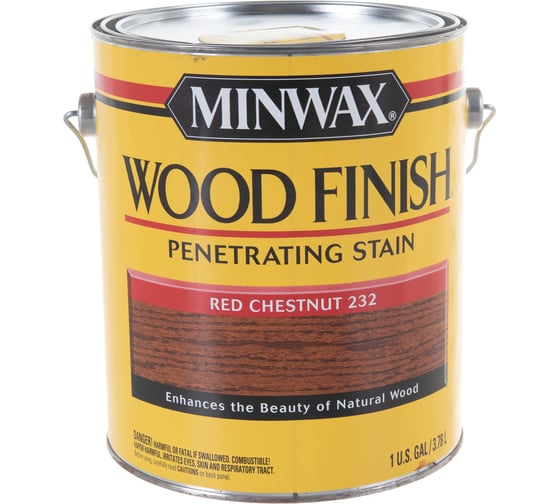 Морилка Minwax WF 232 Красный каштан 3.785 л 71046
