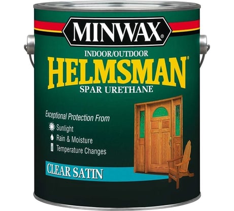 Уретановый лак Minwax Helmsman Полуматовый 473 мл 43205