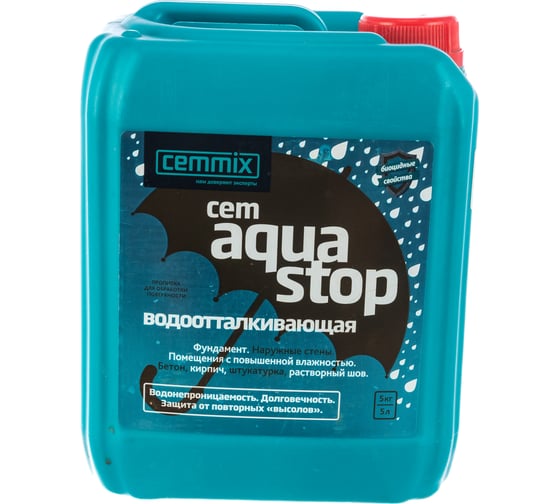 Водоотталкивающая пропитка Cemmix CemAquaStop 5 л 206774
