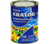 Универсальная эмаль Krafor ПФ-115 розовая 2.7 кг 6 25995