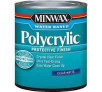Защитное финишное покрытие Minwax Polycrylic Матовый 946 мл 62222