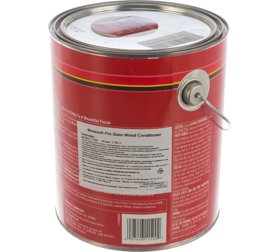 Кондиционер для дерева Minwax Pre-Stain WC 3.785 л 11500