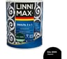 Эмаль алкидно-уретановая LINNIMAX по ржавчине 3 в 1 RAL 9005 черная 0,75 л 948105267