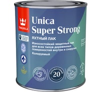 Универсальный лак Tikkurila UNICA SUPER STRONG EP полуматовый, 0.9 л 700014011 31503237