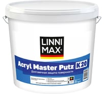 Штукатурка декоративная акриловая для наружных и внутренних работ LINNIMAX  Acryl Master Putz K20, База 1, 25 кг 948105787