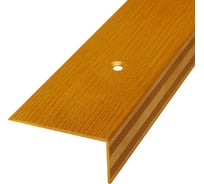 Порог-угол Трибатрон Ал-239 1 м, декор под дерево, вишня 88300