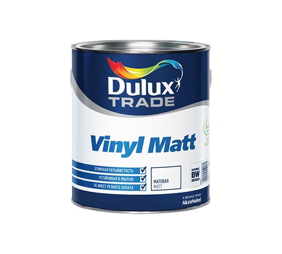 Краска для стен и потолка DULUX PROFESSIONAL VINYL EXTRA MATT .