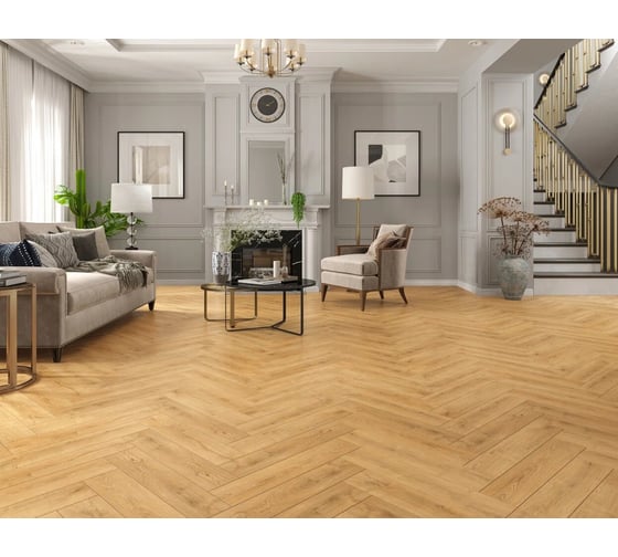 Виниловый ламинат TULESNA пвх/lvt art parquet lvt nobile ёлка 2,2278 м12 1005-1101