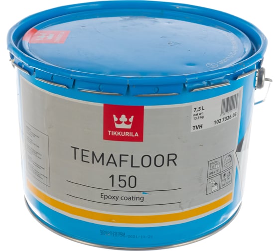 Краска TIKKURILA INDUSTRIAL ТЕМАФЛОР 150 TVH эпоксидная 7,5л 10273260360