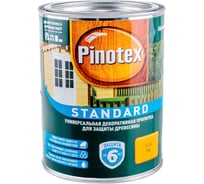 Универсальная декоративная пропитка для защиты древесины PINOTEX STANDARD (сосна; 0.9 л) 5270560